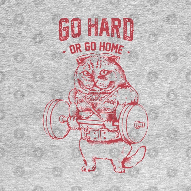 Go Hard or Go Home Scottish Fold by huebucket